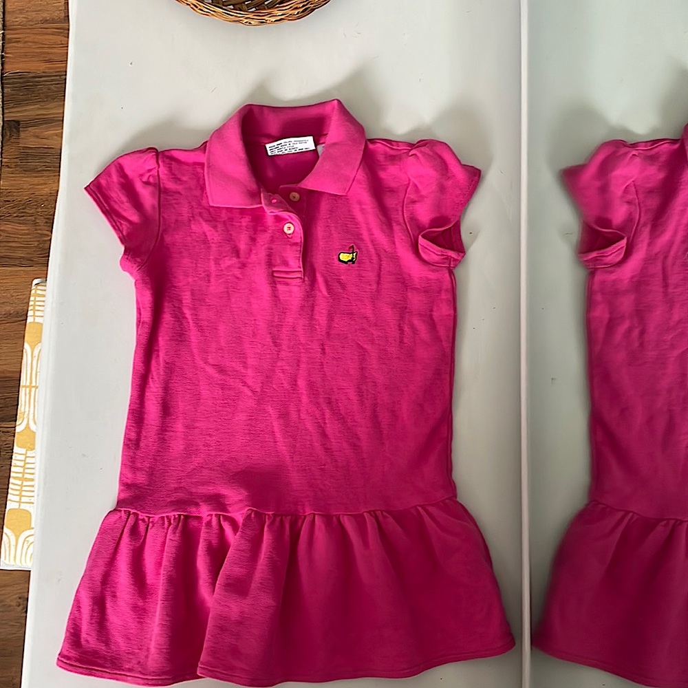 Pink ⛳️ Masters Collection polo style dress, 4T